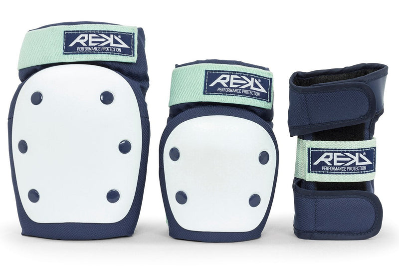REKD Heavy Duty Triple Pad Set Pad Sets REKD Blue/Mint X Small 