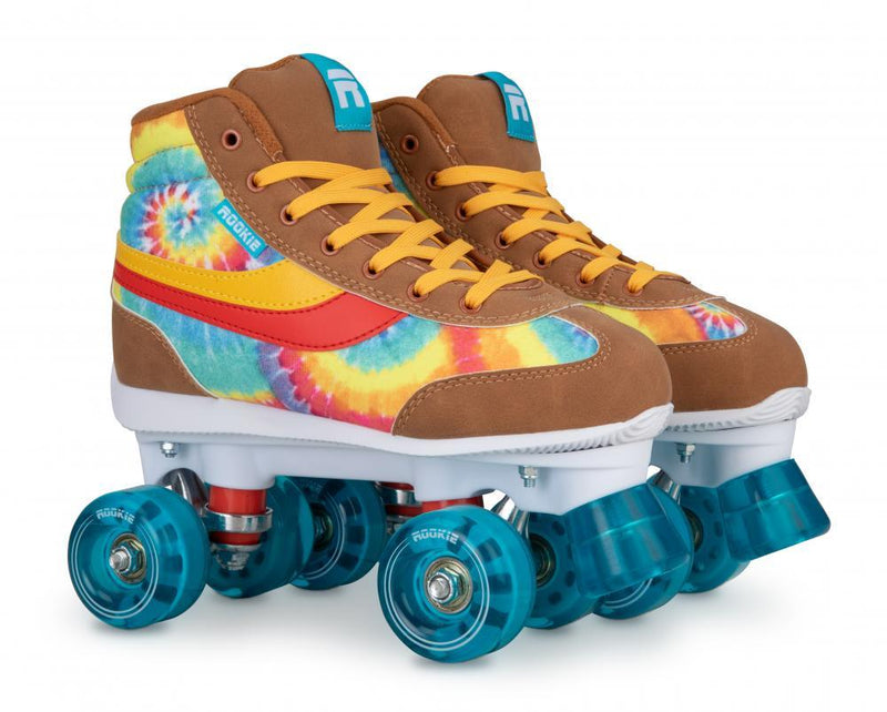 Rookie Legacy Rollerskates/Quadskates, Tie Dye Quad Roller Skates Rookie 1 CHILD 