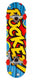 Rocket Skateboards Pop Art Mini Complete Skateboard 7.5, Multi Complete Skateboards Rocket 