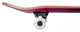 Rocket Complete Skateboard Double Dipped 7.5", Purple/Black Complete Skateboards Rocket 