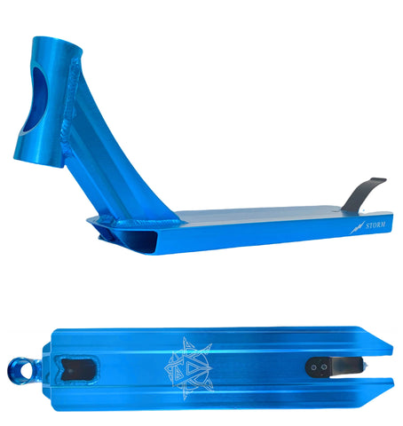 Revolution Storm Scooter Deck, Blue Chrome