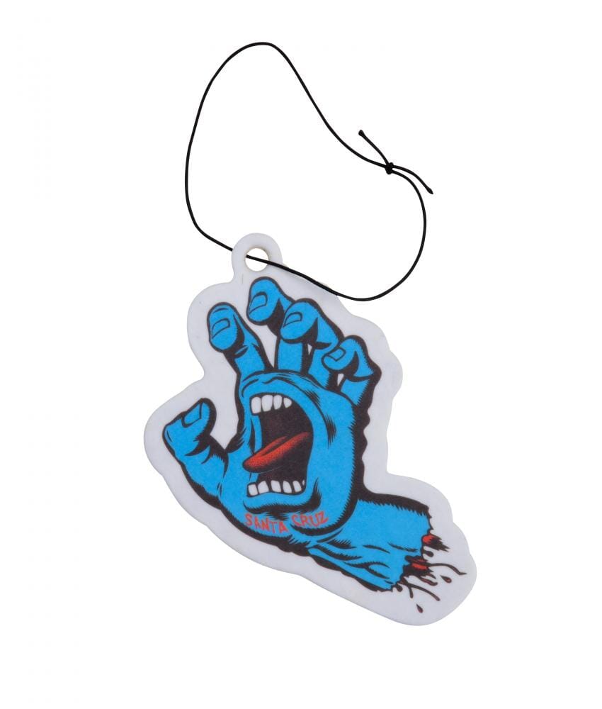 Santa Cruz Screaming Hand Air Freshener, Blue Accessories Santa Cruz 