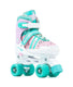 SFR Spectra Childrens Adjustable Quad Skates Kids Skates SFR Pink/Green UK 11J-1J 