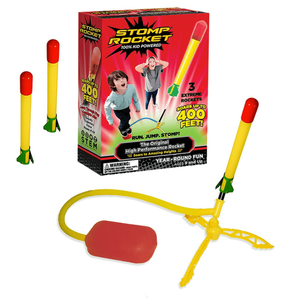 SUPER STOMP HP Rocket Kit, Air Rockets Flys up to 400 Feet High! Accessories Stomp 