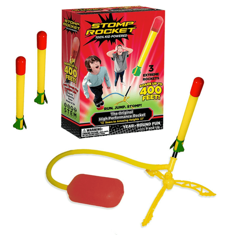 SUPER STOMP HP Rocket Kit, Air Rockets Flys up to 400 Feet High! Accessories Stomp 