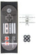 Retro Controller Pro Complete Wooden Fingerboard (34mm) (Skull Pro Trucks - Single Axle - 6 Locknuts) Accessories Skull Fingerboards 