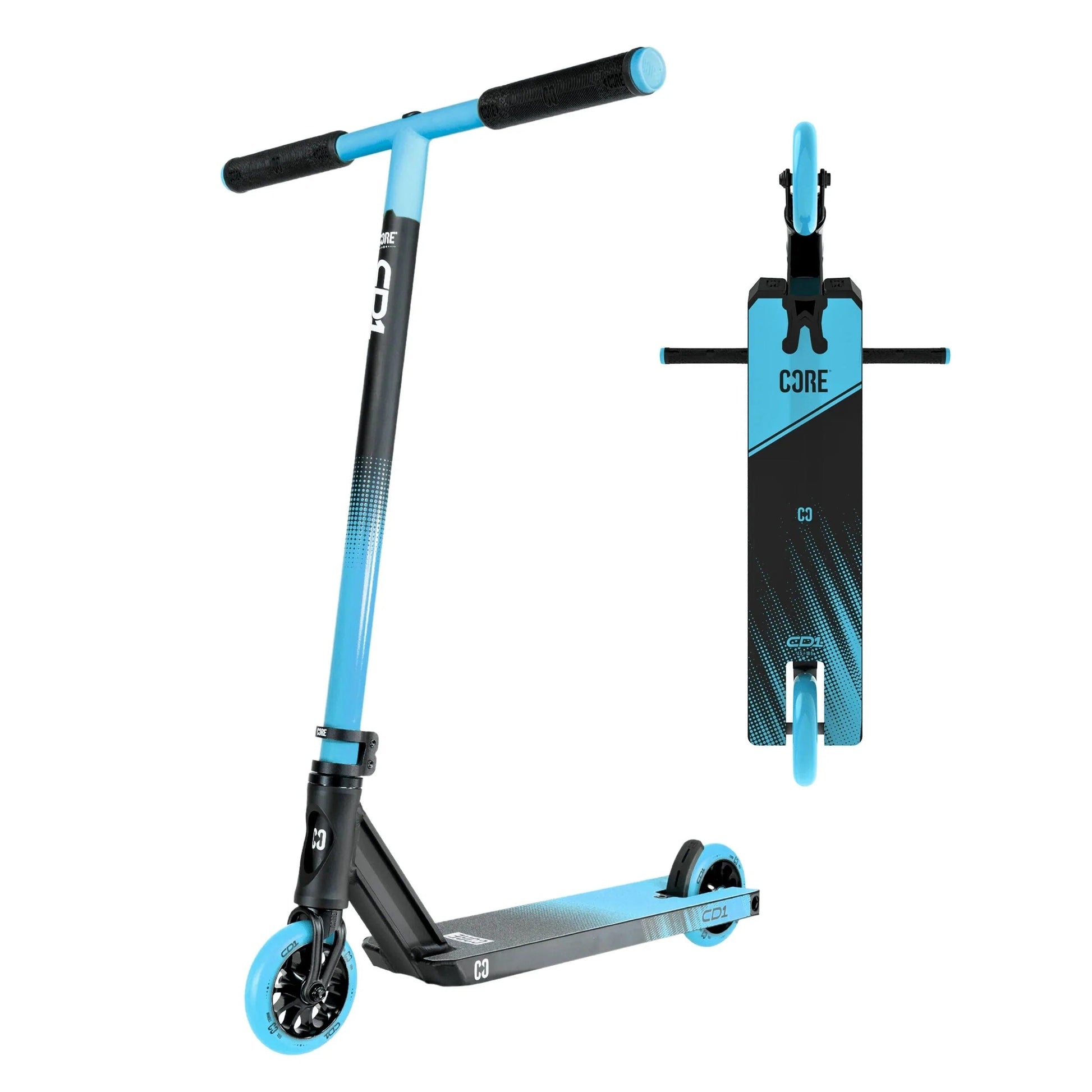 CORE CD1 Complete Stunt Scooter – Blue/Black Complete Scooters CORE 