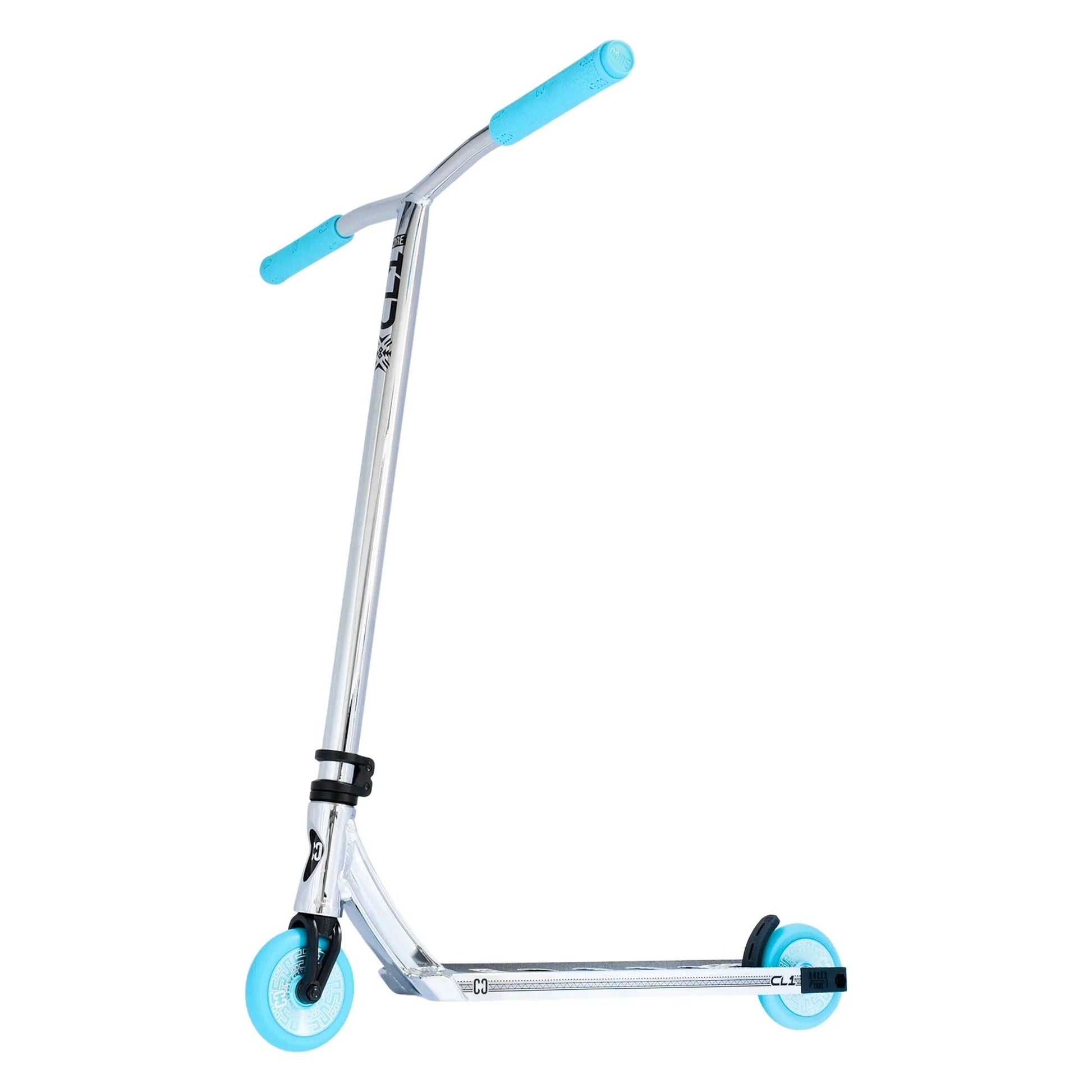 CORE CL1 Complete Stunt Scooter – Chrome/Teal Complete Scooters CORE 
