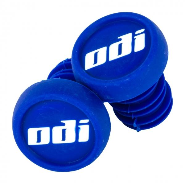 ODI Push In Bar Ends (2pcs), Blue BMX ODI 