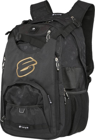 Elyts Scooter Backpack, Black/Gold