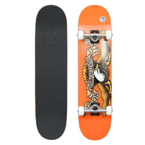 Anti Hero Classic Eagle Logo Complete Skateboard 7.75", Orange