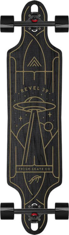 Prism Revel 39 Complete Longboard, Black