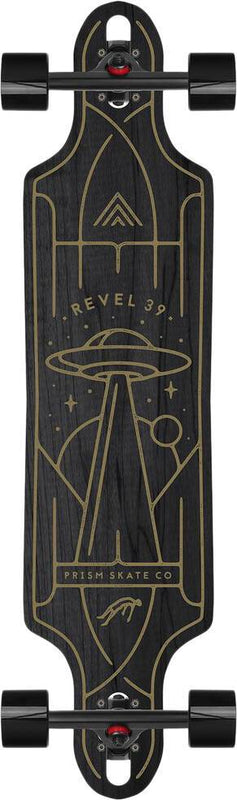 Prism Revel 39 Complete Longboard, Black longboards Prism 
