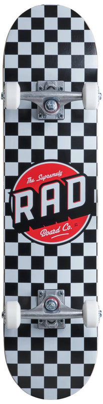 RAD Complete Skateboard Checkers Complete Skateboards RAD 7.5'' 