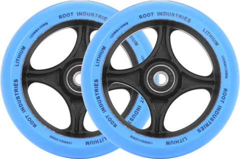Root Lithium Pro Scooter Wheels 120mm, Blue