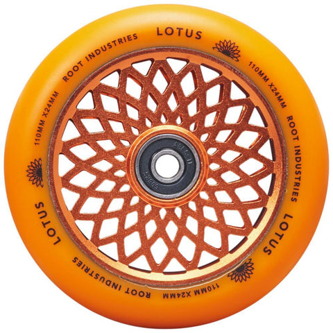 Root Lotus Pro Scooter Wheels 2-Pack, Radiant Orange
