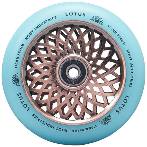 Root Lotus Pro Scooter Wheels 2-Pack, Copper/Isotope