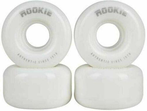 Rookie Quad Skate Wheels Pack of 4, Disco White
