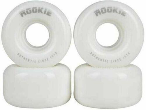 Rookie Quad Skate Wheels Pack of 4, Disco White Quad Roller Skates Rampworx Shop 
