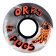 Orbs Pugs Conical 85A 54mm Skateboard Wheels, Black/White Split Skateboard Wheels Orbs 